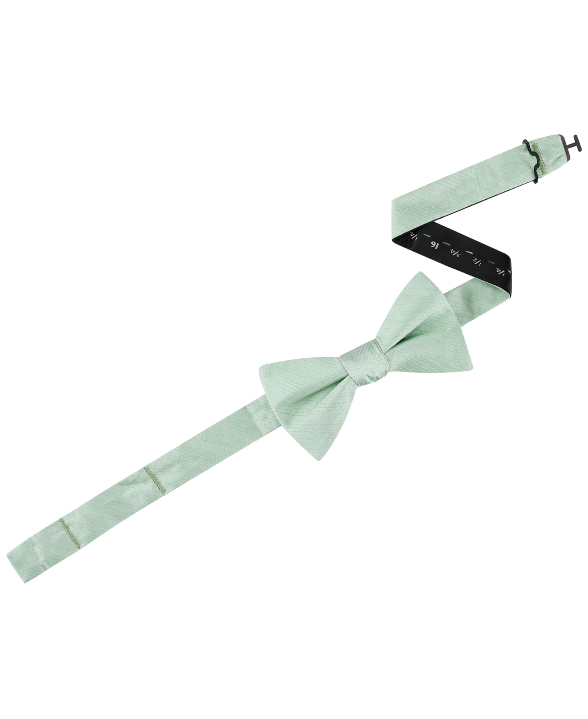 Tommy Hilfiger Men's Solid Bow Tie & Medallion Pocket Square Set In Green