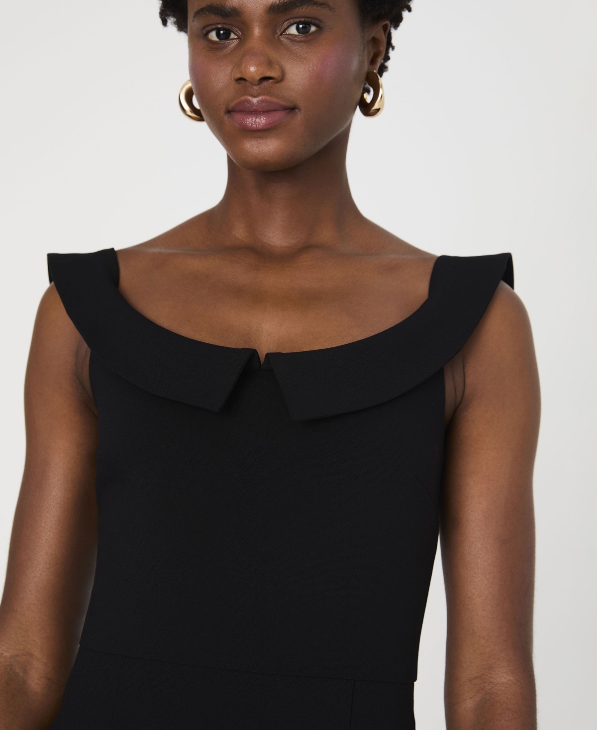 French Connection Women's Whisper Collared Mini Dress