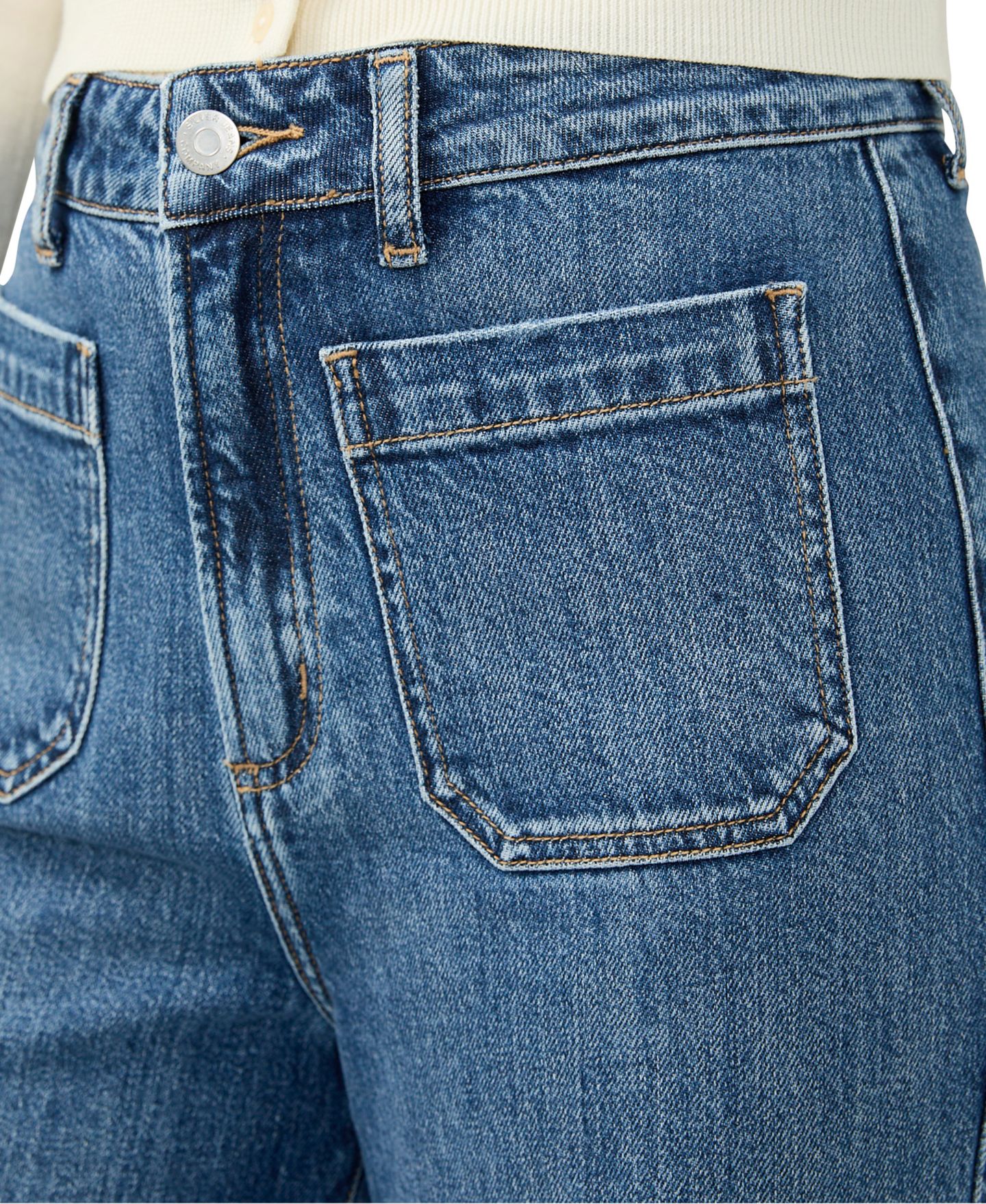 Женские джинсы Silver Jeans Co. 70s High Rise Wide Leg, цвет: Индиго — фото 6