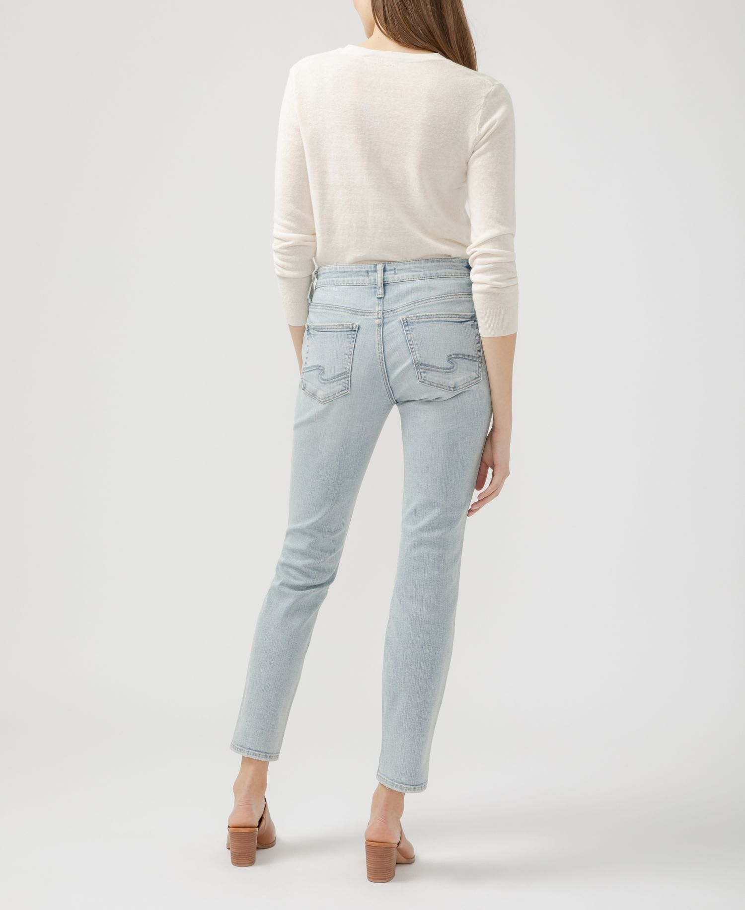 Women's Boyfriend Mid Rise Slim Leg Jeans