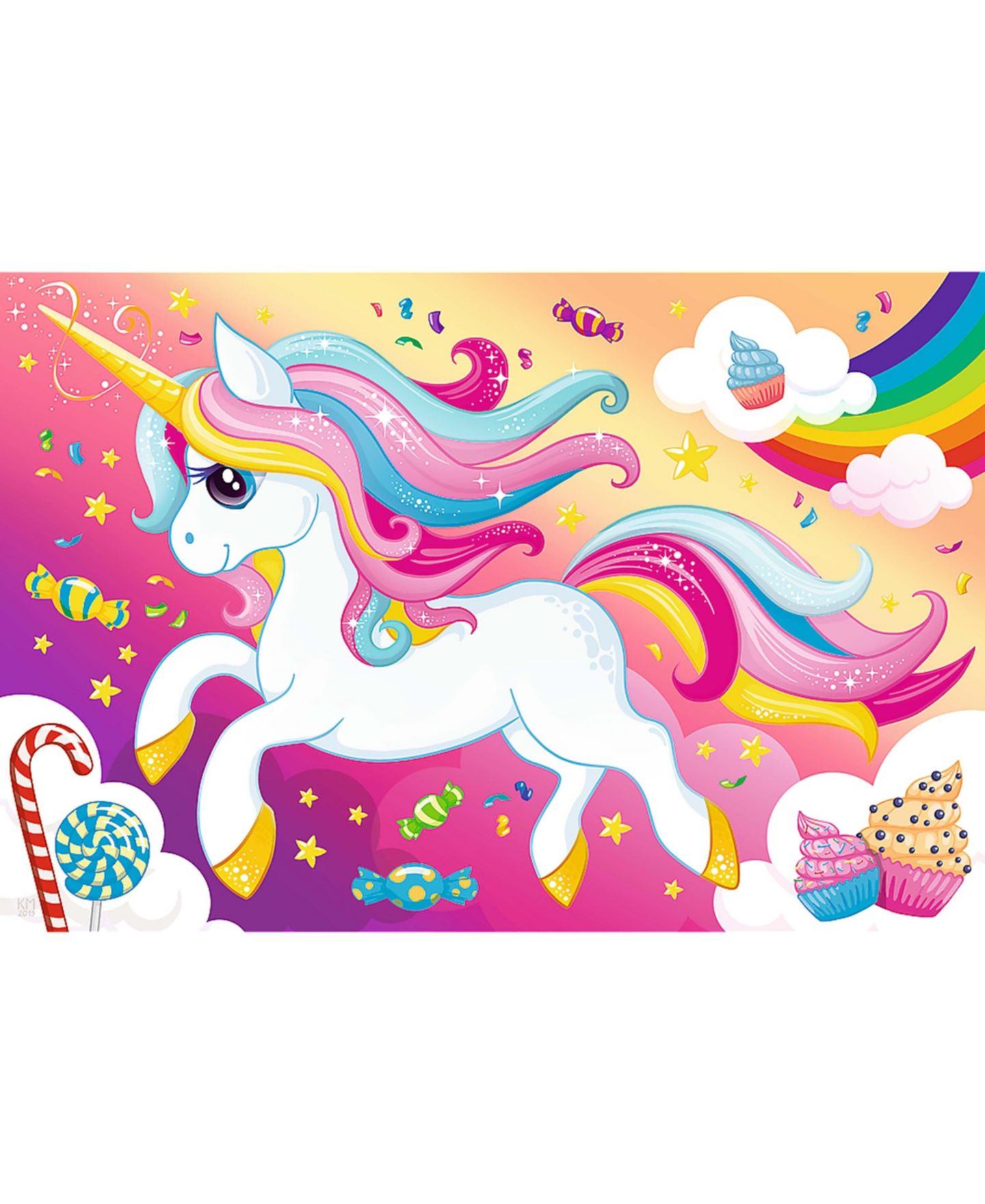 Детский пазл Trefl Unicorn 100 Piece Puzzle, Ages 5+ — фото 2