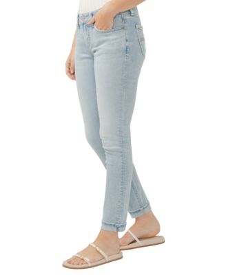 Women's Girlfriend Mid Rise Slim Leg Jeans