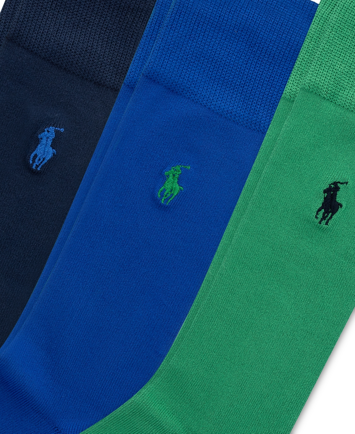 Polo Ralph Lauren Men's 3-pk. Supersoft Dress Socks In Bright Blue