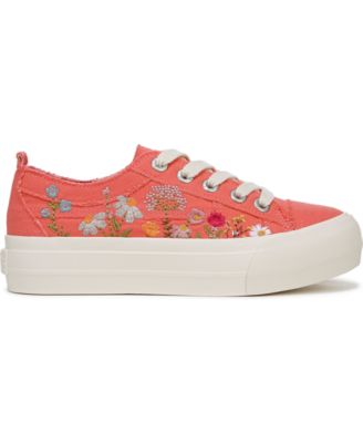 Women's Sadie-Sun Embroidered Lace Up Platform Sneakers