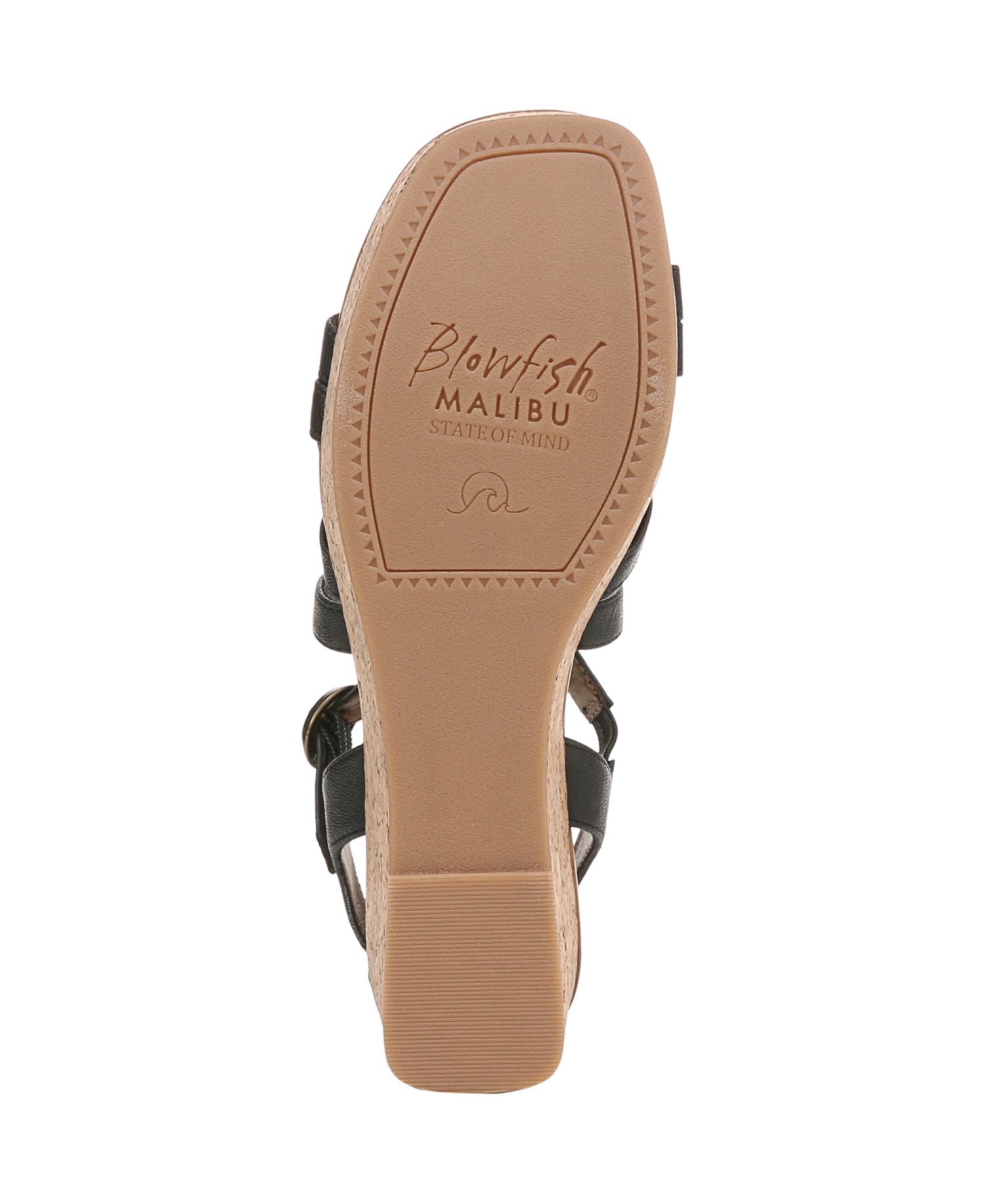 Women's Aurora Open Square Toe Strappy Wedge Sandals