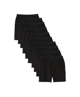 Big & Tall Cotton Boxers, 10-Pk