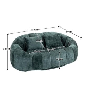 Bean Bag Chair Sofa, Memory Foam Lazy Lounger for Living Room, Bedroom, Gaming, Indoor