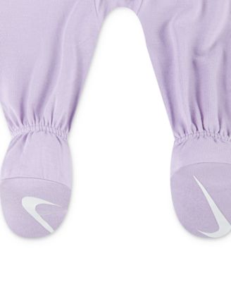 Baby Essentials Viscose Long-Sleeve Footed Coveralls, 2 Pack