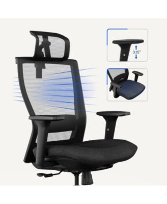 C4B Ergonomic Mesh High-Back Office Chair, Black