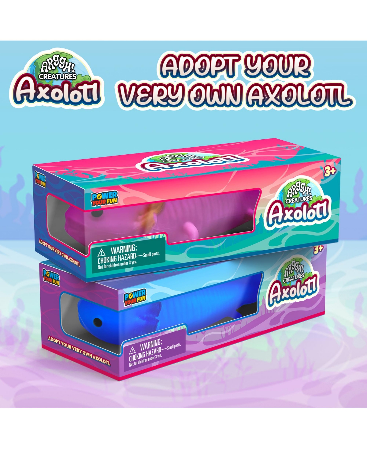 Power Your Fun Axolotl Classic Unisex Squeezable Stress Ball