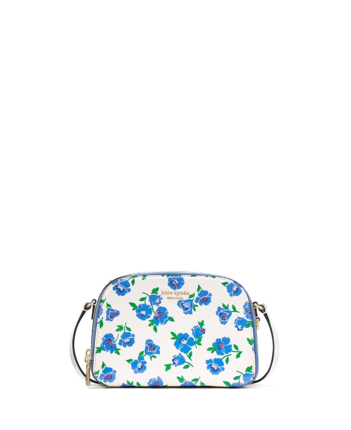 KATE SPADE DEVIN SPRINGTIME DOUBLE ZIP DOME CROSSBODY HANDBAG 