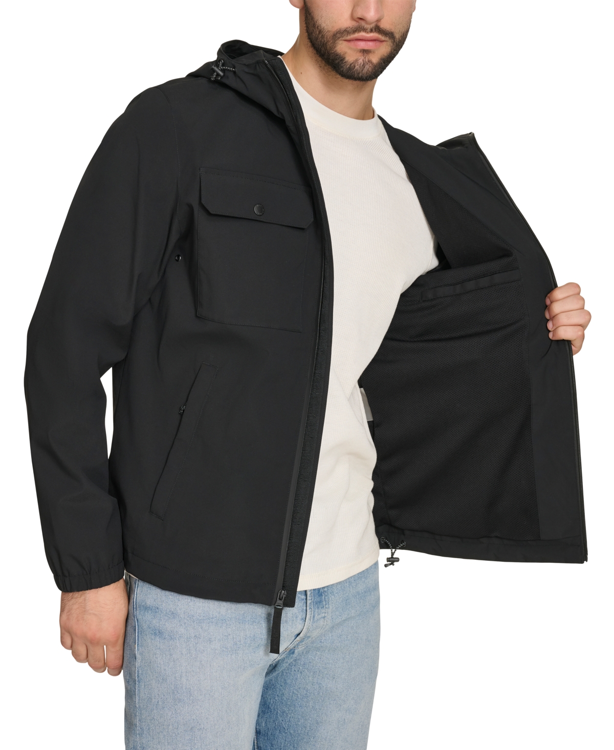 Levi's Men's Hooded Rain Jacket