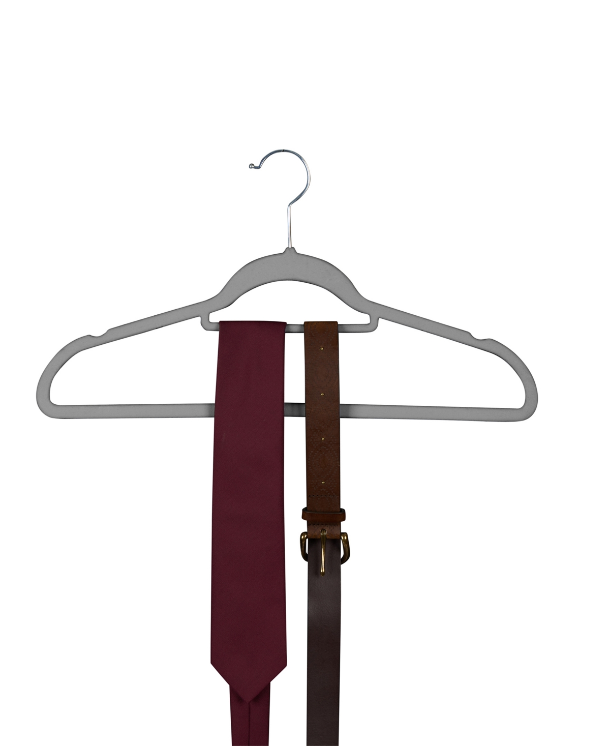 Isaac Mizrahi Velvet Hangers, Pack Of 60 In Gray