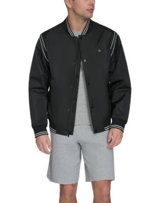 Men's Varsity Stripe Bomber Jacket