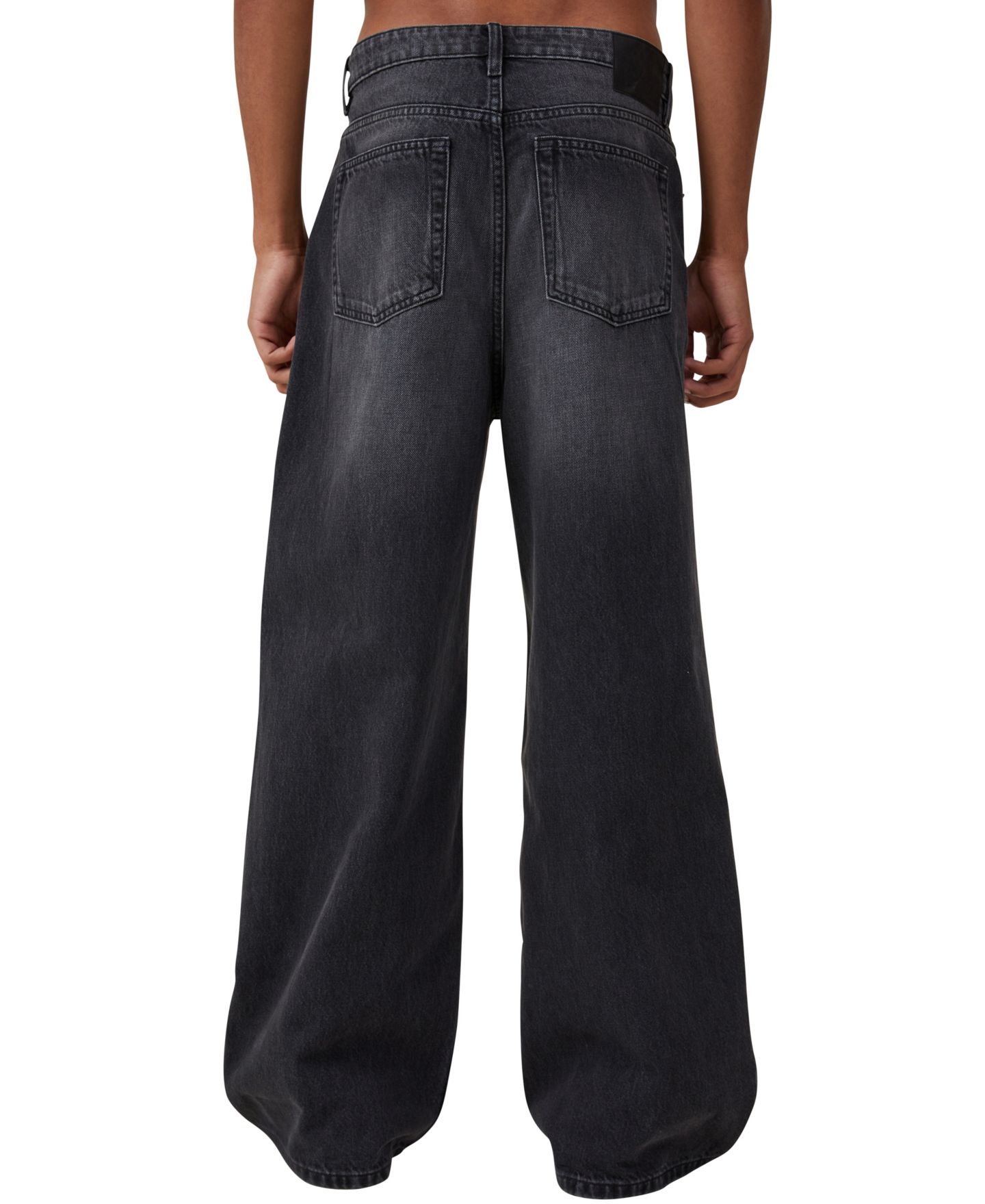 Мужские джинсы COTTON ON Super Baggy Jean, цвет: Чёрный, вариант 1 — фото 2