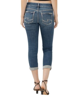 Women's Britt Low Rise Curvy Fit Capri Jeans