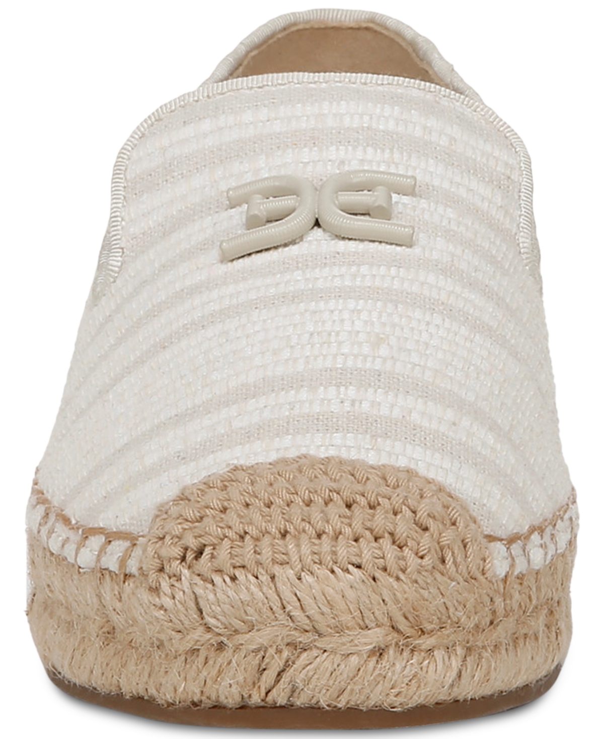Shop Sam Edelman Women's Kathleen Espadrille Flats In White Natural Canvas