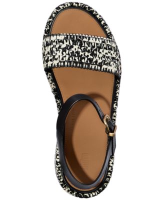Women's Platform Woven Wedge Sandals