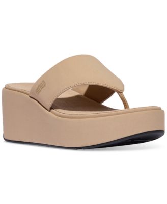 FitFlop - Women's Flatforms Wedge Toe-Post Sandals