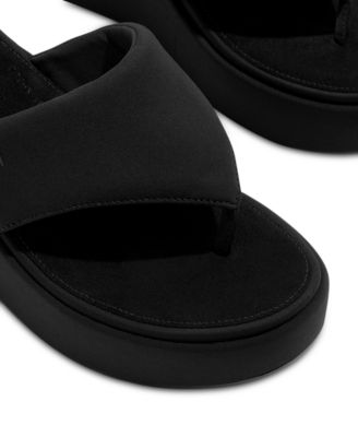 Women's Flatforms Wedge Toe-Post Sandals