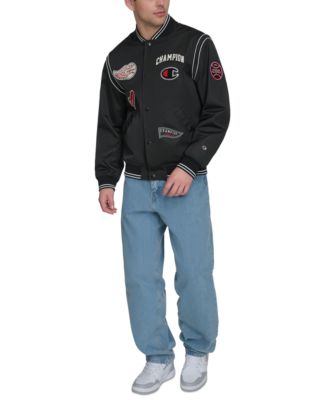 Men's Varsity Patch Bomber Jacket