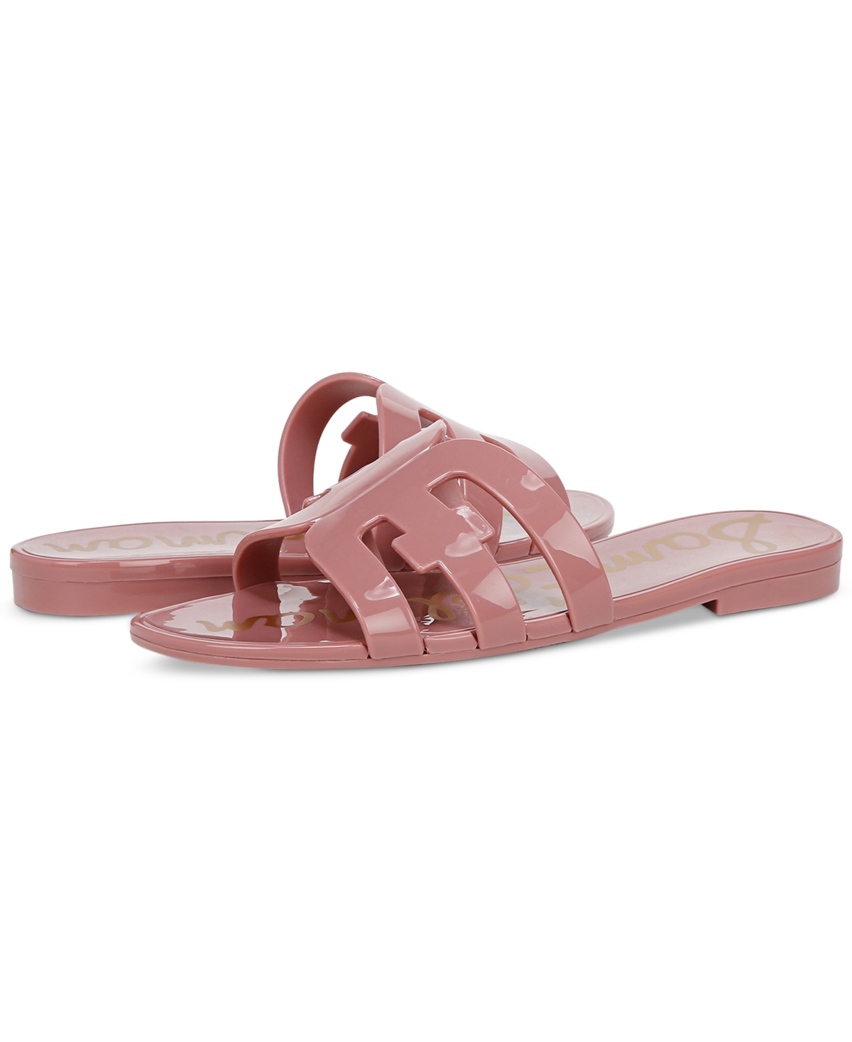 Sam Edelman Bay Jelly Slide Sandal Pink Lily Jelly In Pink Lily Jelly