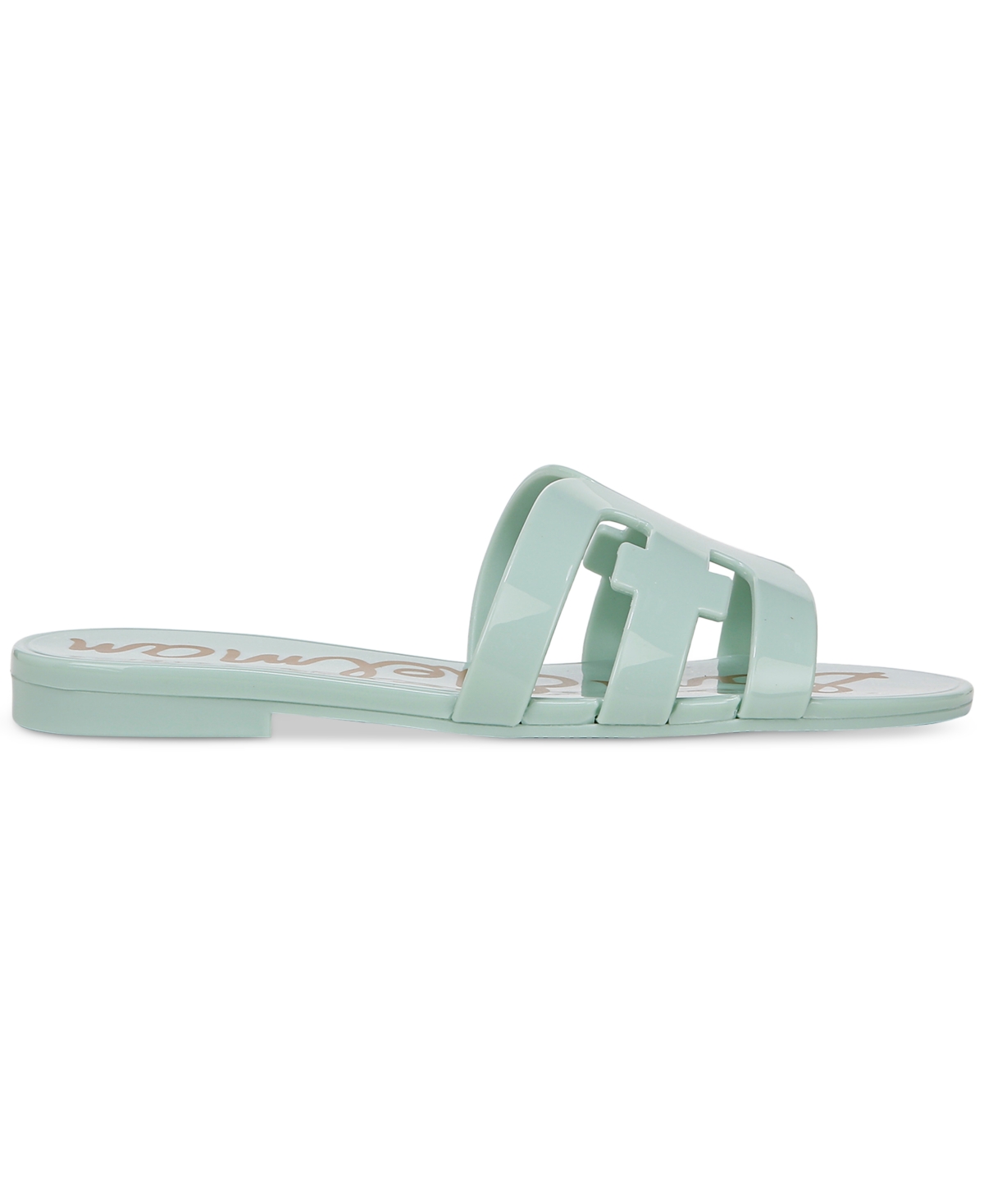 Sam Edelman Women's Bay Jelly Slide Flat Sandals In Green