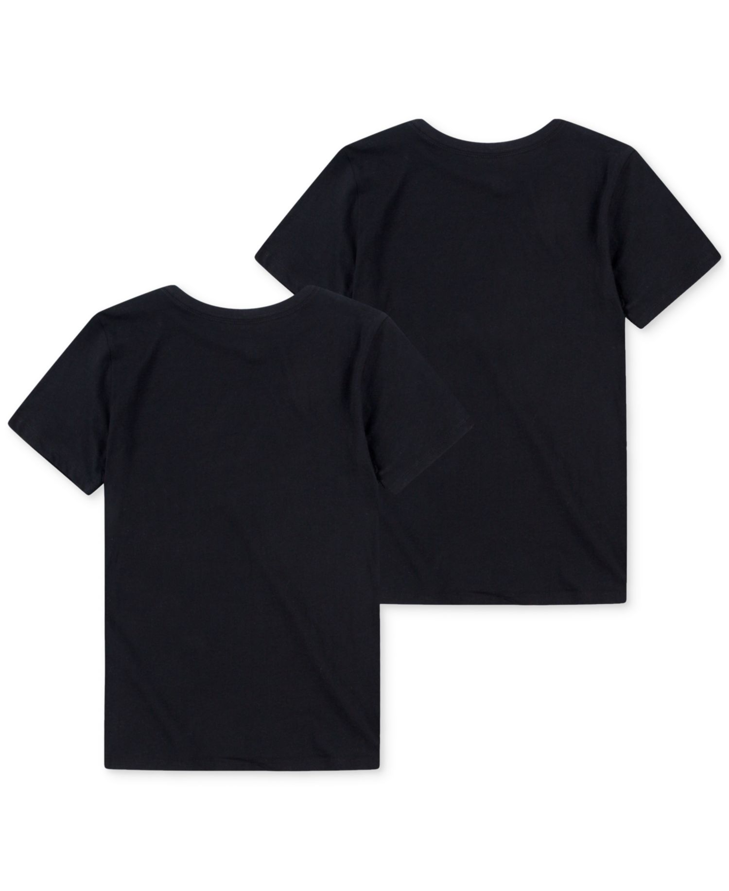 Boys' 8-20 Crewneck Short-Sleeve Undershirt, 2-Pack