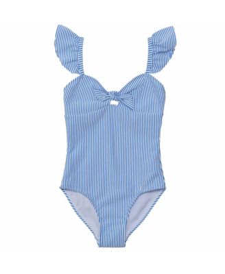 Bubblegum Bloom One Shoulder Swimsuit - Blue 52$