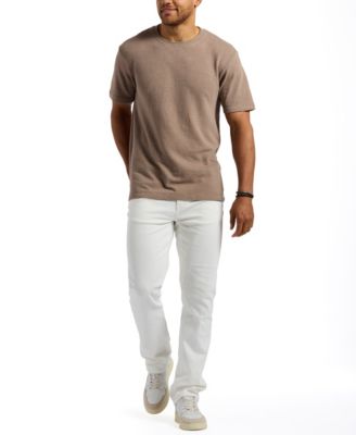 Men's Waffle Knit Short Sleeve Crewneck T-Shirt