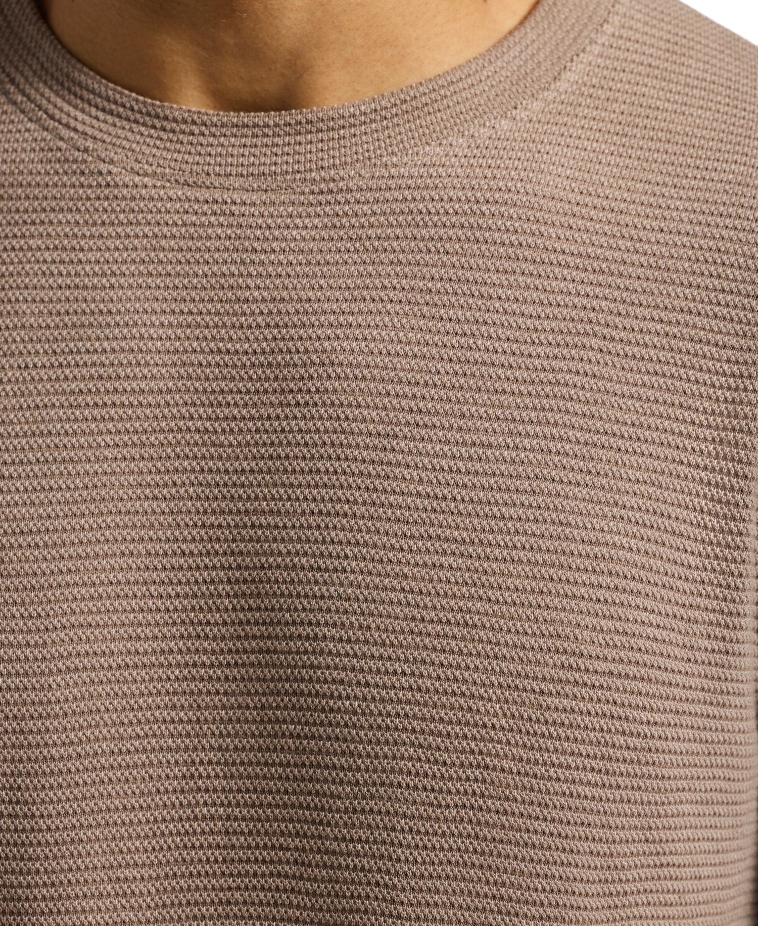 Men's Waffle Knit Short Sleeve Crewneck T-Shirt