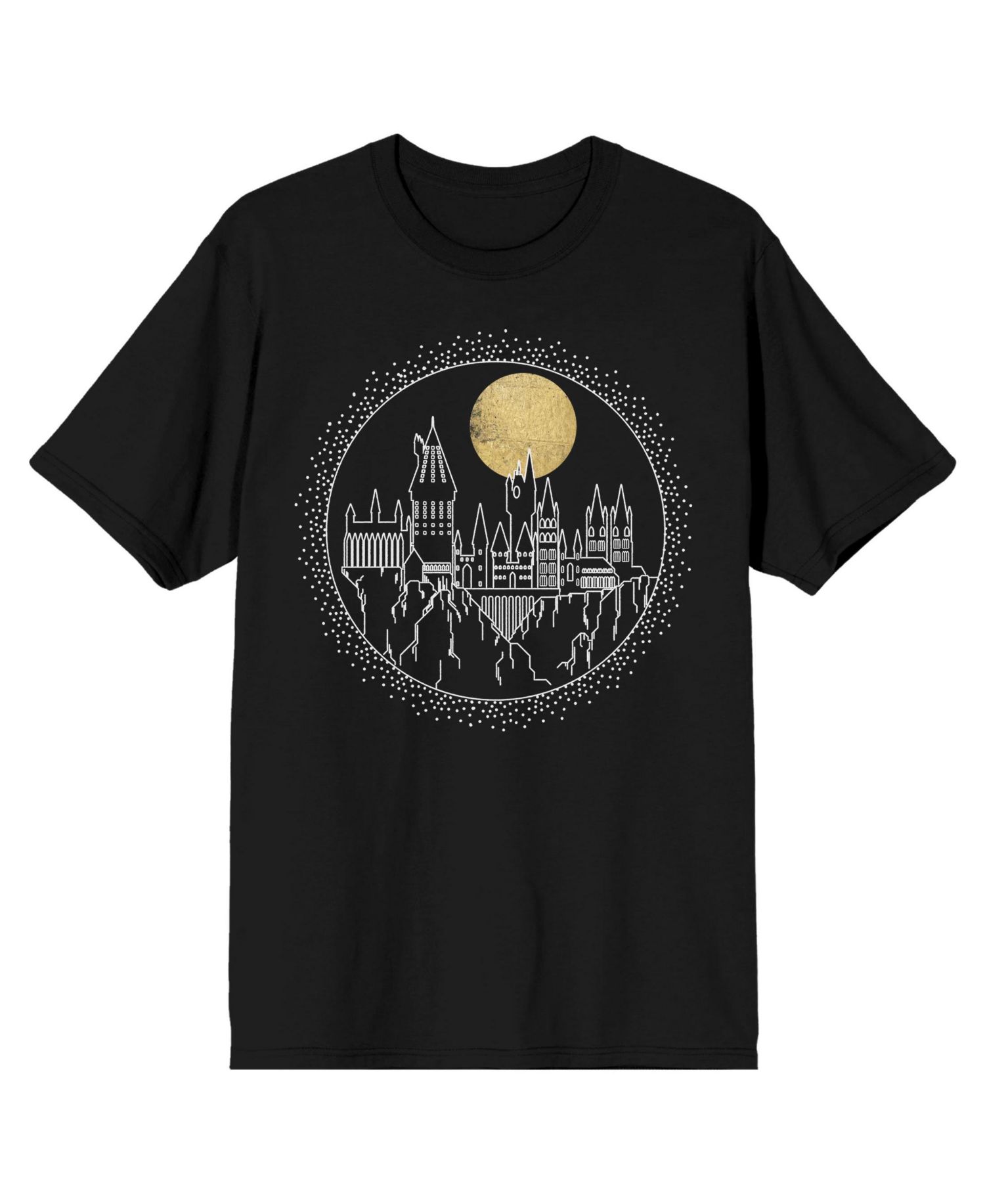 Big & Tall Hogwarts Line Art Moonrise T-Shirt