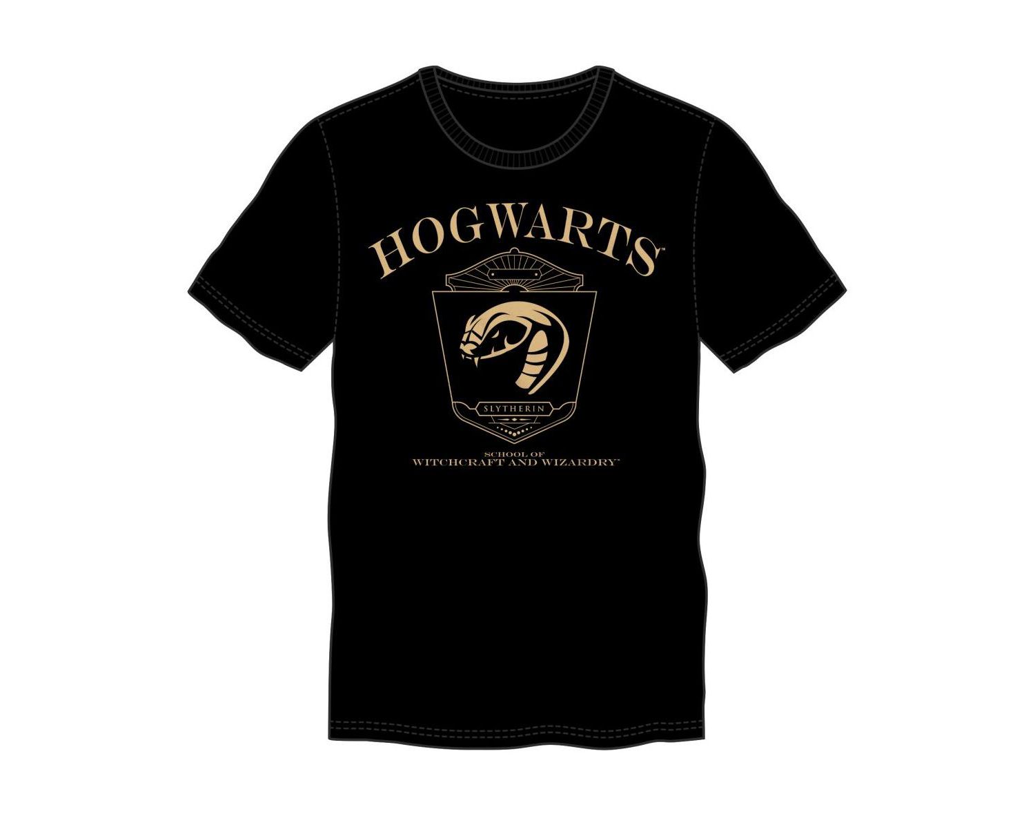 Big & Tall Hogwarts Slytherin Black Short Sleeve Graphic Tee-4XL