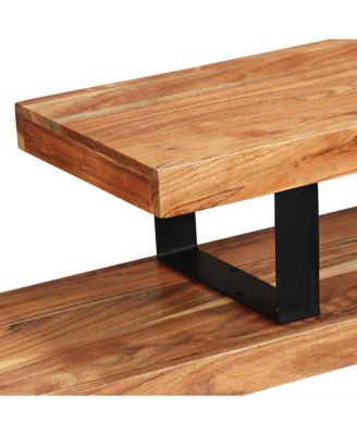 TV Stand Solid Acacia Wood