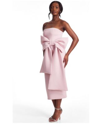 Women's Strapless Bow Midaxi Dress