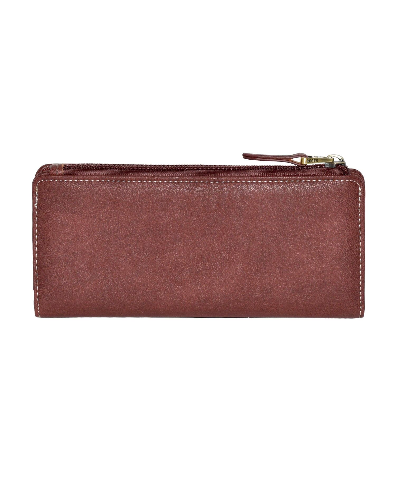 Slim Ladies Wallets With Top Zipper