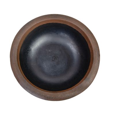 Weather-Resistant Polyresin Double-Walled Outdoor Flower Pot Planter, 20.75"