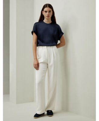 Women's Contemporary Oversized Silk Top