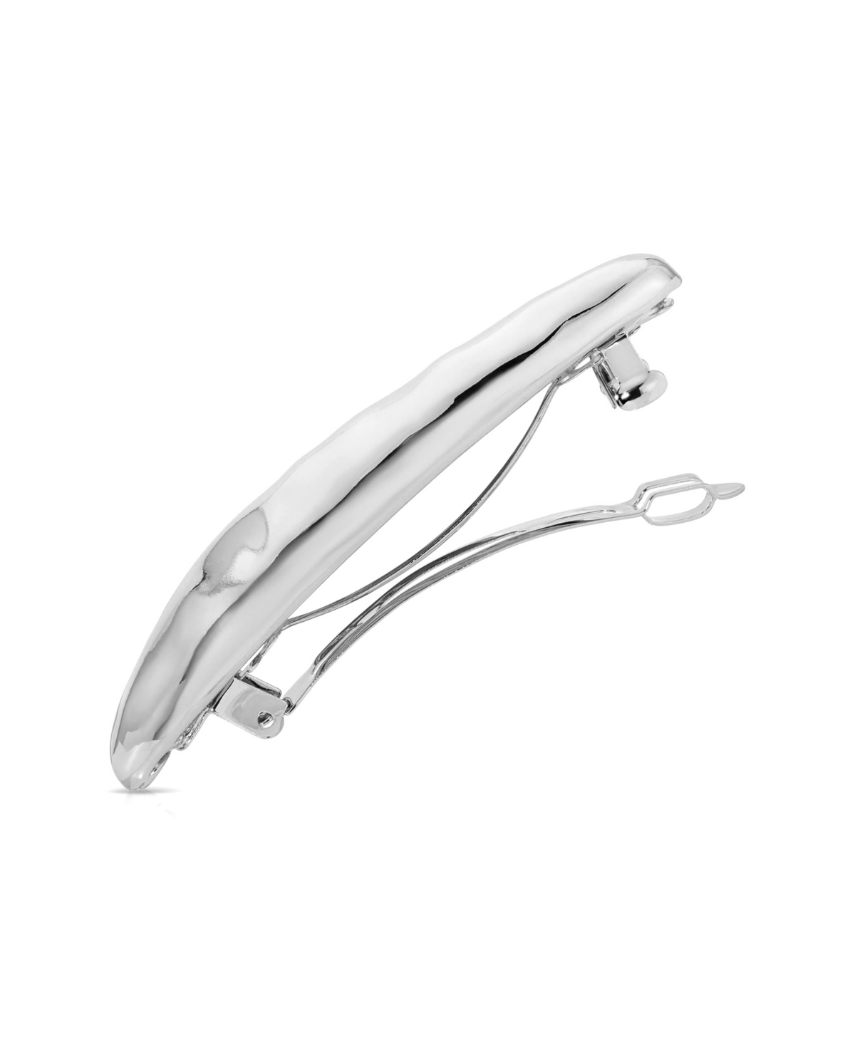 Ettika Modern Metal Barrette In Silver