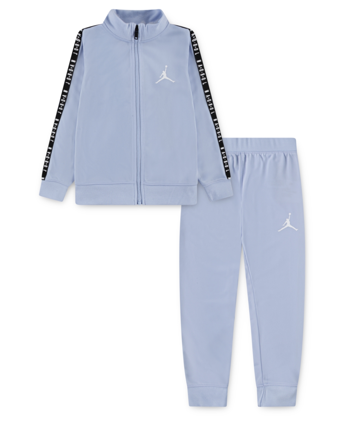 Jordan Little Boys Air Tricot Jacket And Pants, 2 Piece Set In Hydrogen Blue