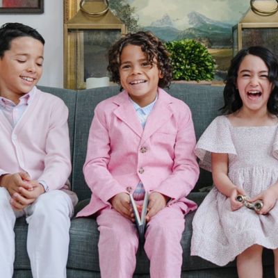 Big Boys Heirloom Linen Suit Jacket