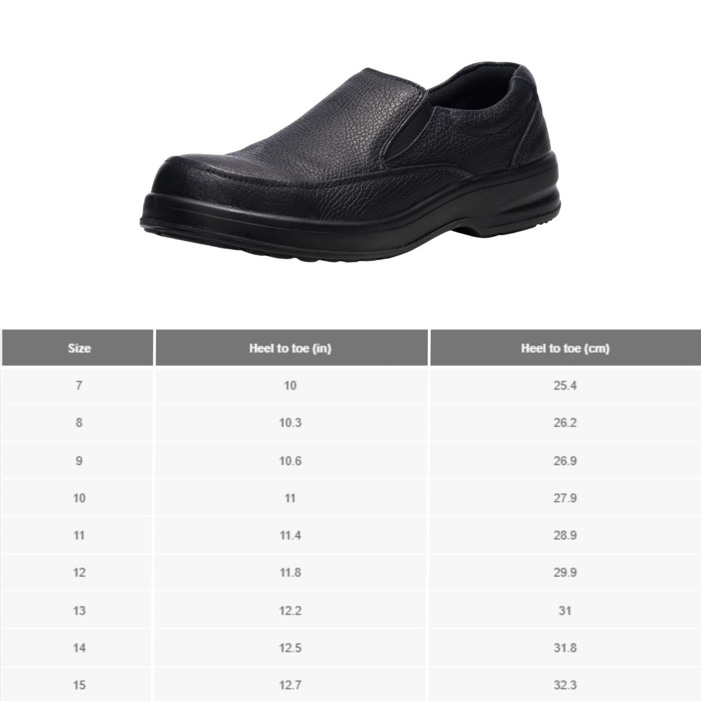 Мужские туфли Alpine Swiss Arbete Work Shoes Slip Resistant Genuine Leather Non Slip Loafers All Day Comfort Easy Slip On, цвет: Чёрный — фото 5