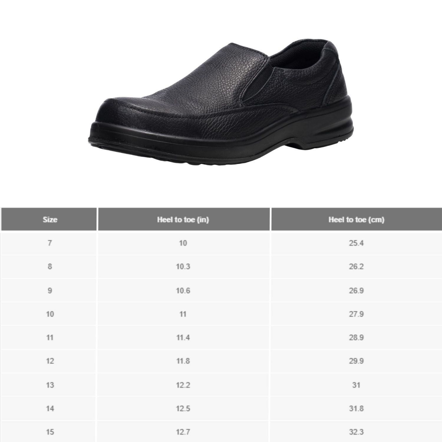 Men's Arbete Work Shoes | Slip Resistant Genuine Leather | Non Slip Loafers | All Day Comfort | Easy Slip On