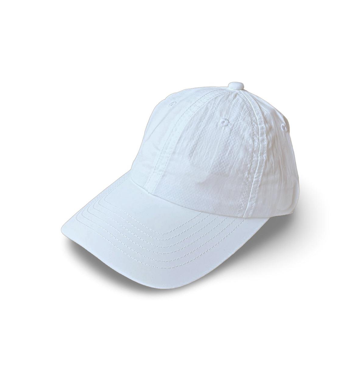 Unisex Adjustable Running Hat - White - White