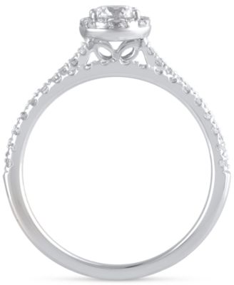 Diamond Teardrop Halo Bridal Set (1 ct. t.w.) in 14k White Gold