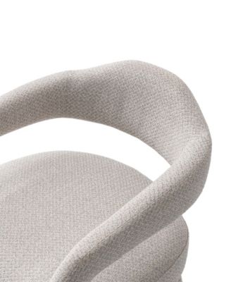 Aspen 23.2" Modern Tweed Upholstered Dining Armchair