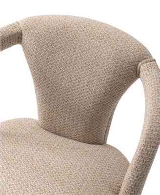 Palmer 22.8" Modern Tweed Upholstered Dining Armchair