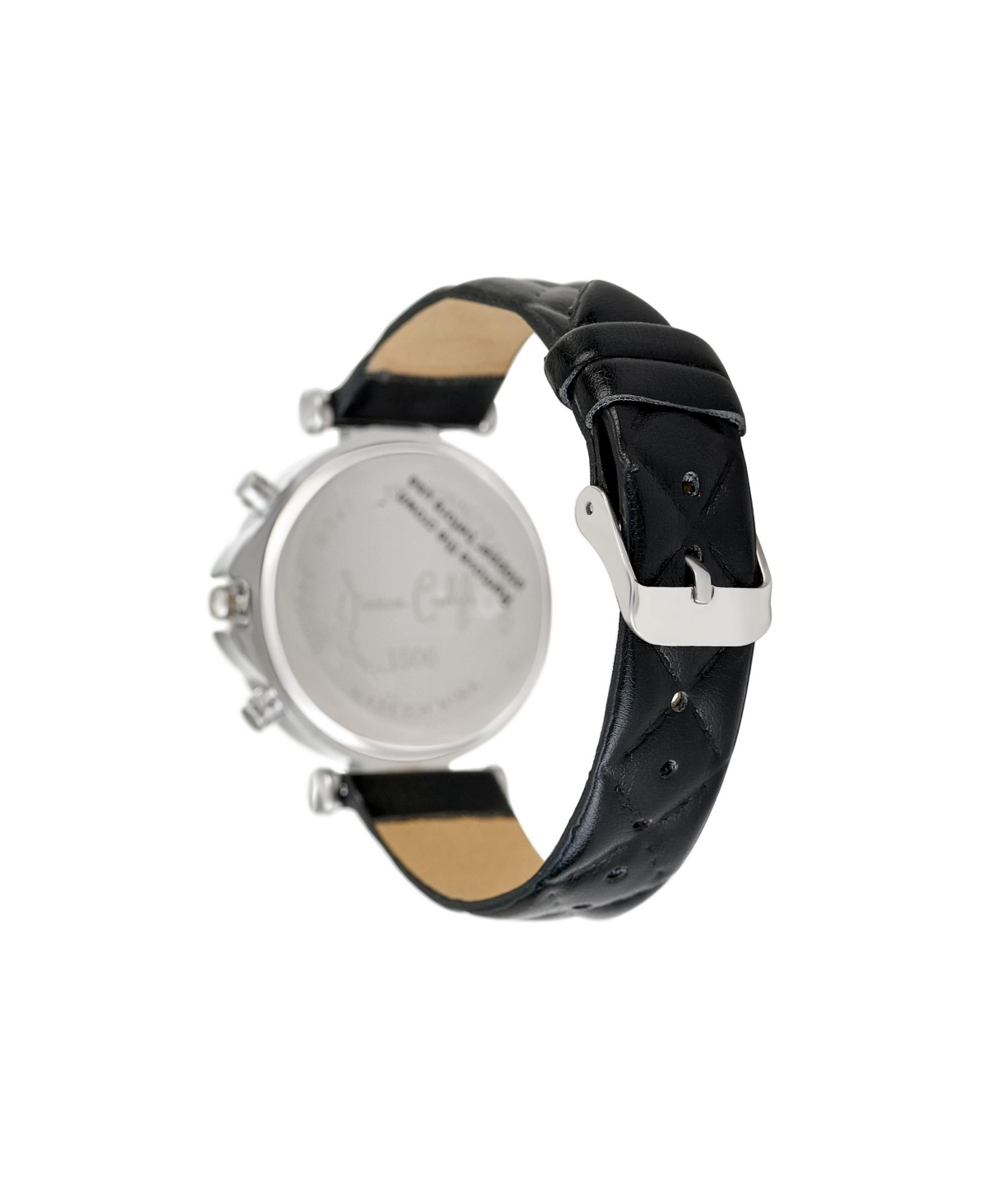 Jessica Carlyle Women's Navy Leather Strap Analog Watch, 36mm In Navy