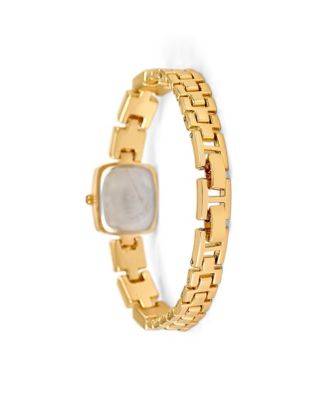 Women's Shiny Gold Metal Alloy Analog Watch, 18mm