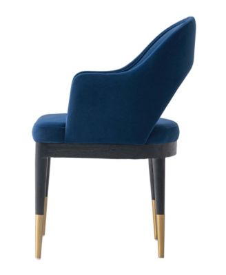 Carrington 20.9" Modern Velvet Upholstered Dining Armchair